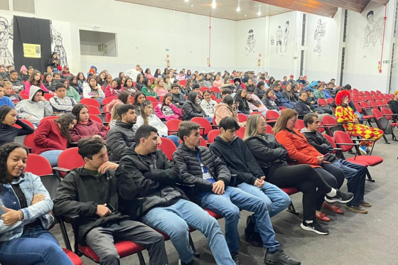 Peça Teatral e Palestra com o Delegado Dr Felipe Martins